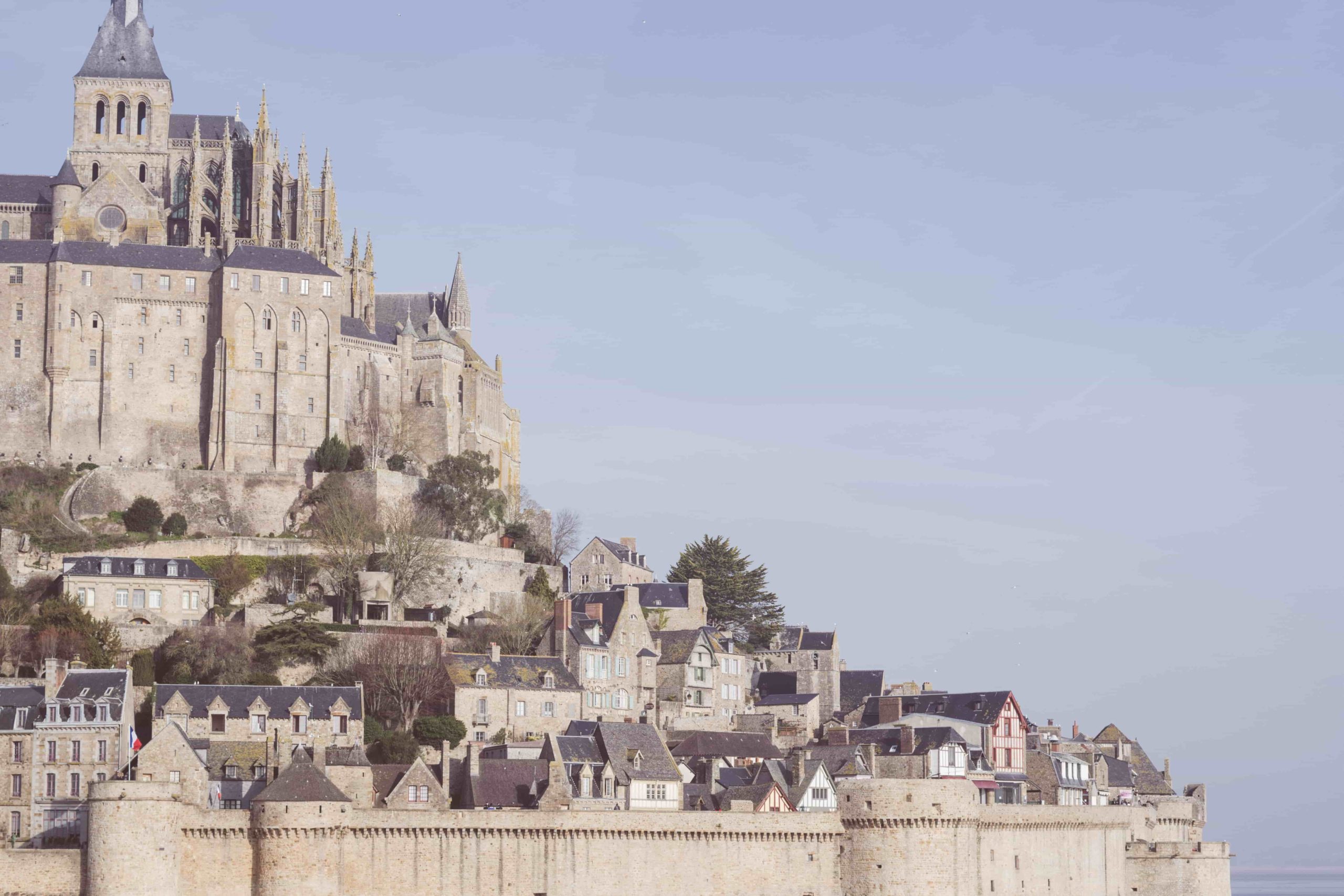 vue du Mont-Saint-Michel en Normandie